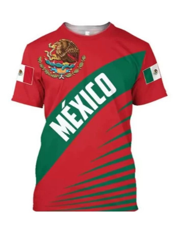 Aztec Mexican Shirt Short Sleeve Summer Mexican Shirt Mexican Jersey Unisex 3D Print Comfortable