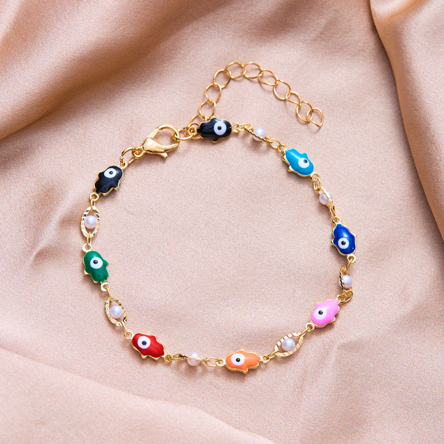9g Weight 0.05µm-0.08µm Gold Plating Thickness Electroplating Gold Plating Process KC Golden Plated Plating Material Rhinestones, Zinc Alloy Pendant Material Rhinestones Inlay Material Bracelets Classification Alloy Chain Material cable chain Chain Type 1 Piece Quantity Holiday, Daily Occasion Copper Material Flower Pattern Women's Gender Simple Style, Classic Style Style Enamel Craft Simple Style Classic Style Flower Alloy Copper Wholesale Bracelets 17