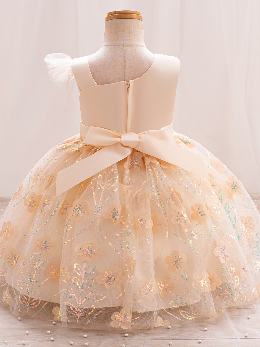 Hot Children's Princess Net Yarn Dress