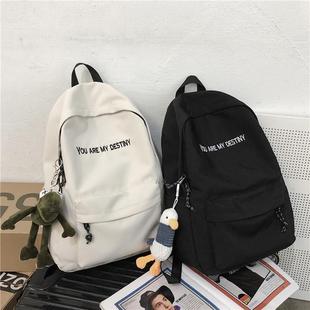 Large-Capacity Schoolbag Male K-Style Harajuku Ulzzang Backpack Female Junior High School Student High School Student Fashion Trend