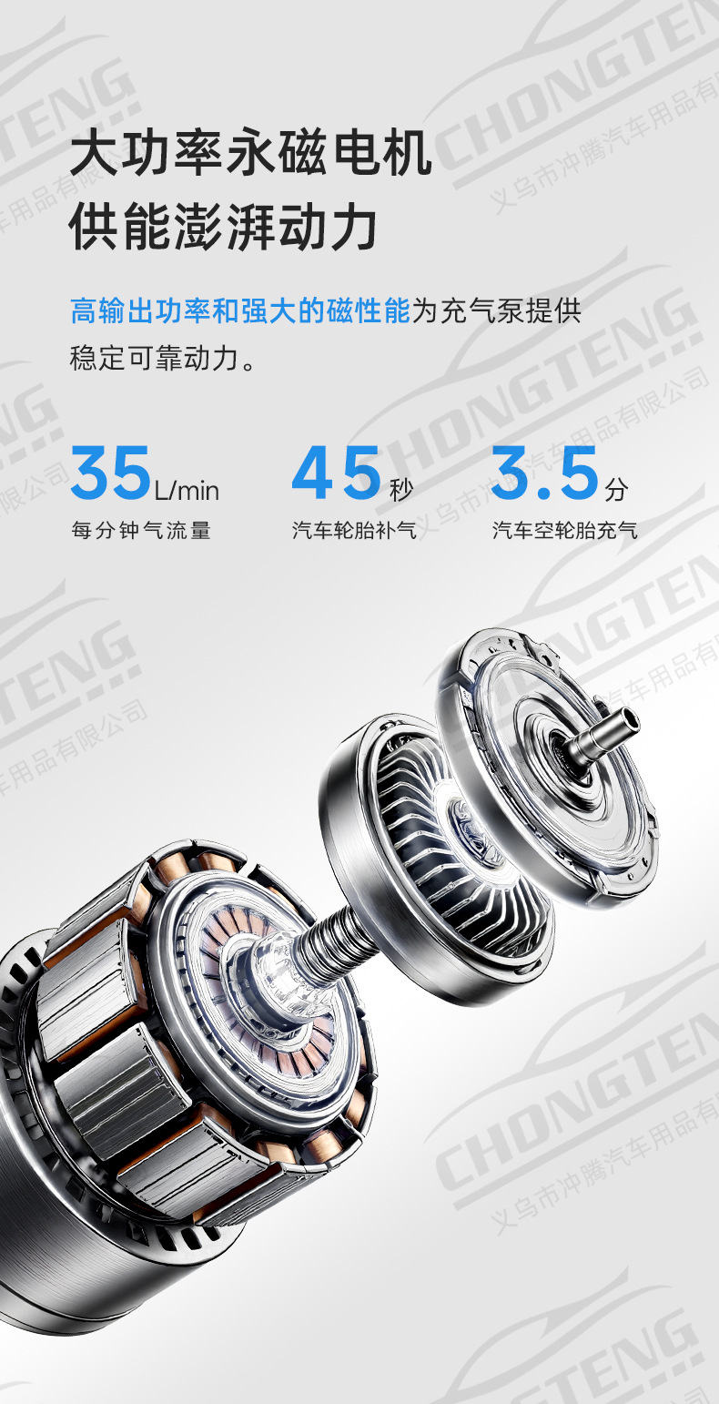 Full Touch Screen Car Tire Inflator, Car Wireless Electric Air Pump, Electric Vehicle, Bicycle, Motorcycle Inflator