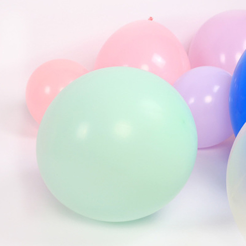 Fábrica al por mayor de 18 pulgadas macaron globo boda cumpleaños fiesta decoración mate globo redondo de látex globo