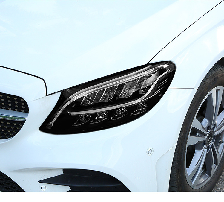 Car Tpu Headlight Film Intelligent Light-Controlled Light-Transmitting Blackened Taillight Protective Film Repair Scratch Car Light Color-Changing Film