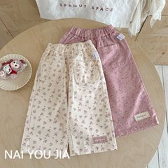 奶油裤子秋装女宝宝休闲裤初秋儿童直筒裤小女孩长裤秋季洋气童装
