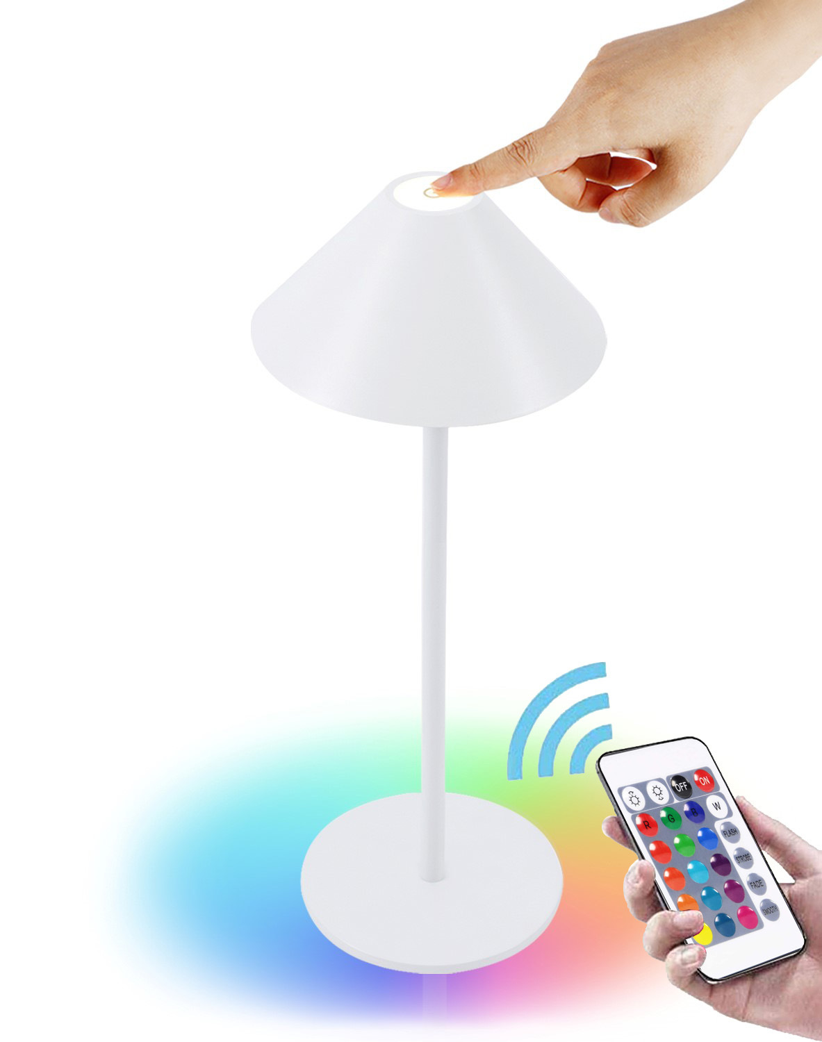 Lámpara de mesa LED transfronteriza atmósfera bar carga oscurecimiento al aire libre boda Navidad acampar al por mayor ahorro de energía Día de Año Nuevo festivo