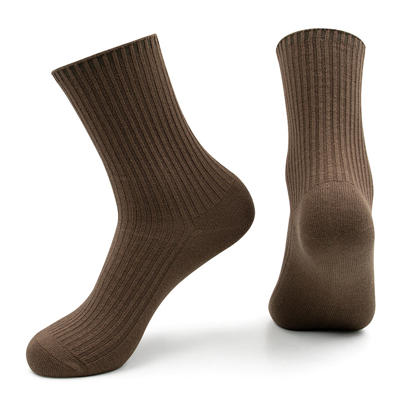 2024 nuevos calcetines de algodón puro transfronterizos desodorante de media pantorrilla para hombres sin hueso negro medias de hombre de negocios verano mujer