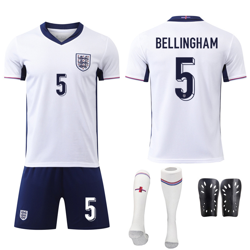 2425 UEFA Euro England Football Team Camisa N o 5 N o 10 Bellingham 9 Camisa Kane