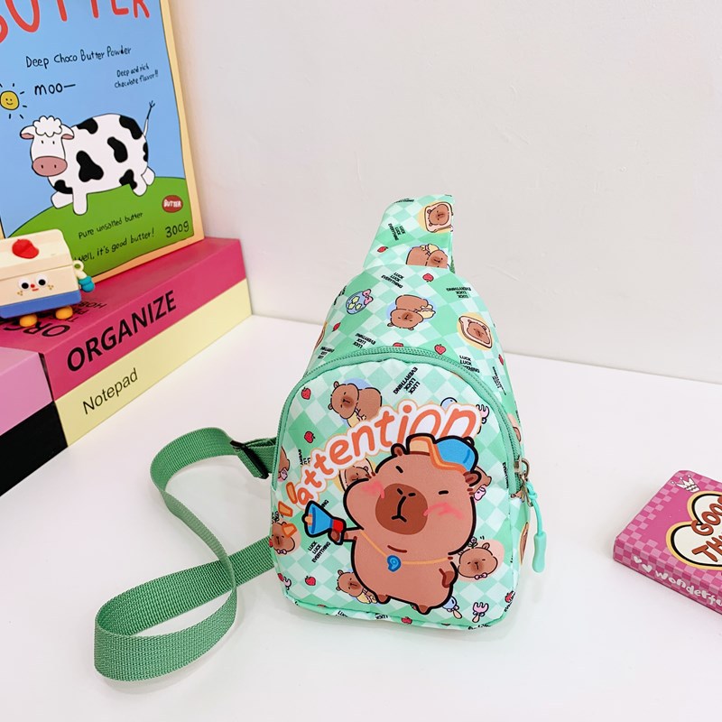 Carpibala bolso de pecho para niños 2025 nuevo caricatura lindas niñas mochila bolso de bebé de estilo extranjero niño mochila