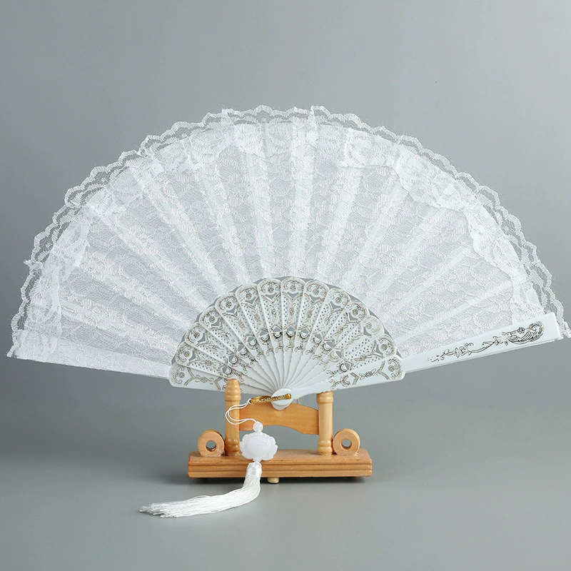 princess Loli Lace Women's Folding Summer Palace Style Dance Performance Photography Photo Props Folding Fan