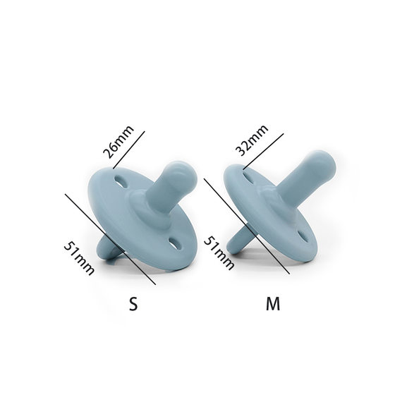 Amazon New Hot Sale Wholesale Baby Super Soft Sleeping Pacifier Food Grade Full Silicone Baby Pacifier