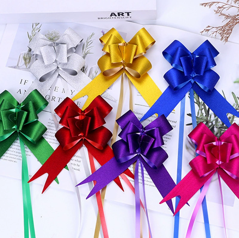 Трансграничная 30 подарочная упаковка из луковой пленки тянет цветок кристалл тянет цветок рождественский праздник свадебный бант ручной ленты