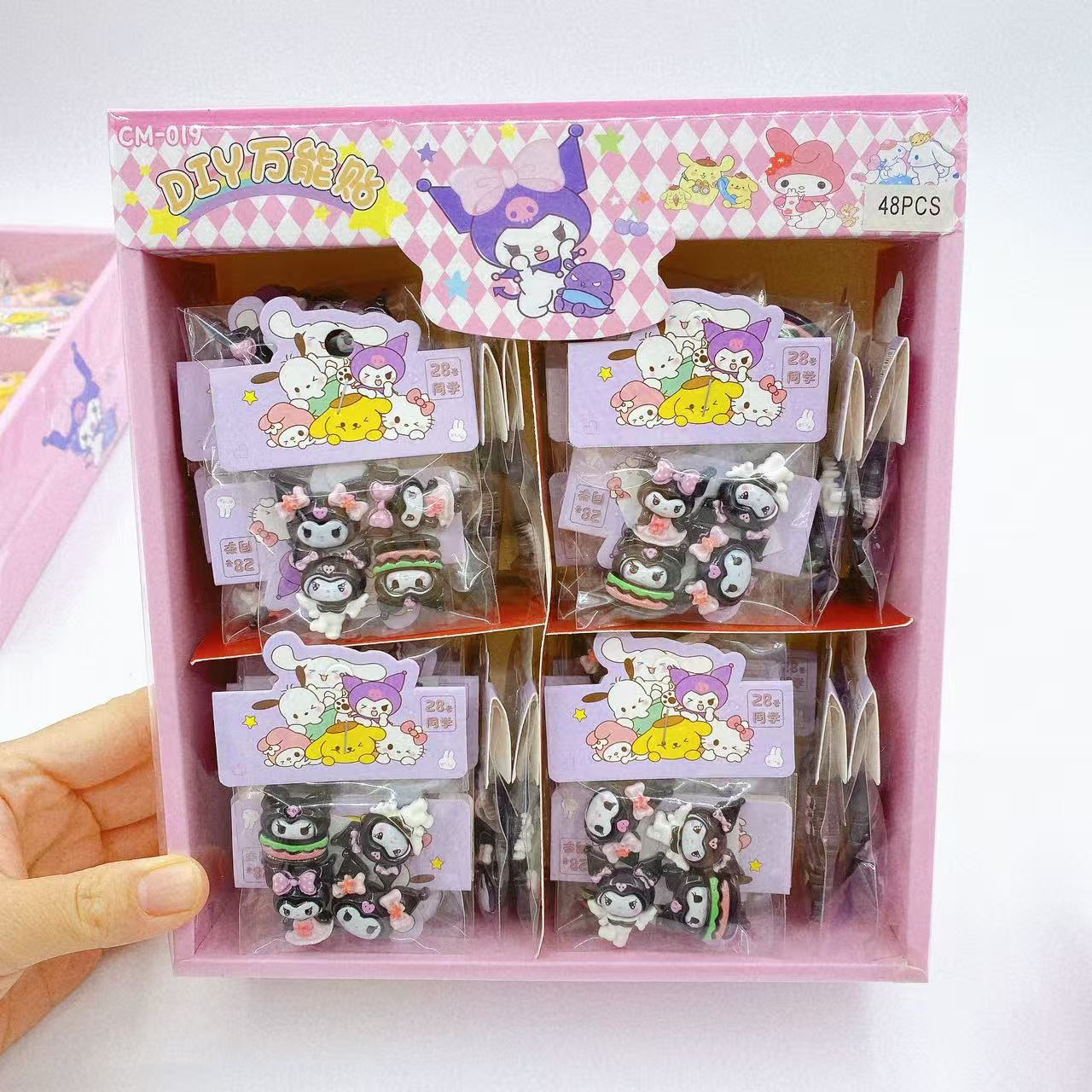Caricaturas lindas pegatinas estereoscópicas para teléfonos móviles pegatinas de taza térmica 3D pegatinas de refrigerador resina diy2 lotes de departamentos