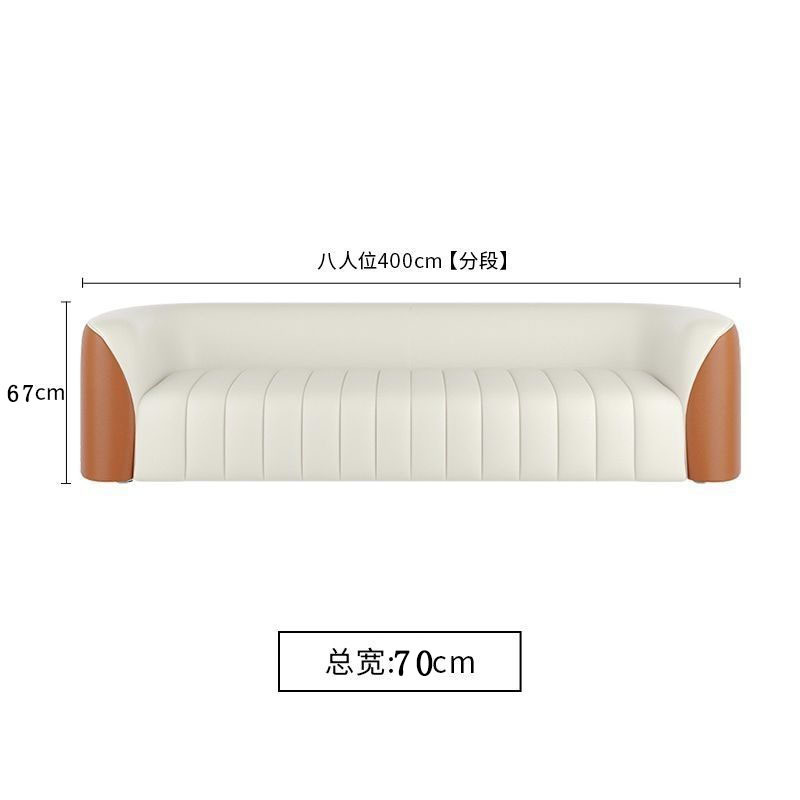 Nuevo sofá nórdico ligero de lujo sala de estar tecnología de tela de estilo pequeño hogar crema viento color combinación de mesa de té creativa
