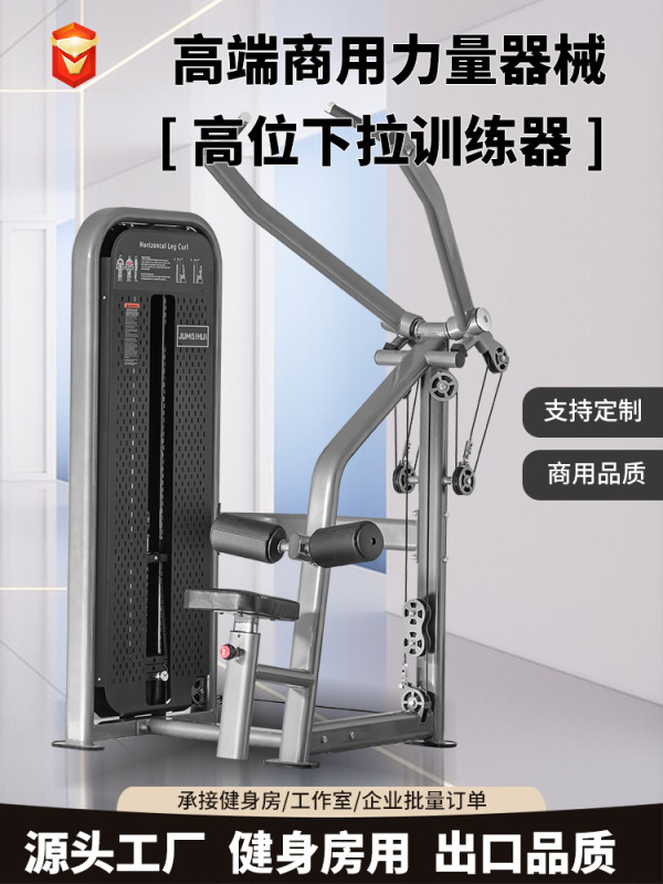 ハイプルダウントレーナー、トランスファーローイング、ハイプルバック筋力器具、ジム用業務用ハイプル|undefined