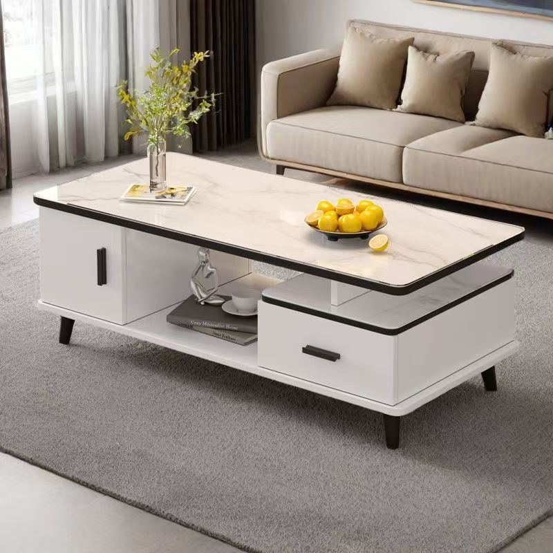 Coffee Table for Living Room, Home Use, Light Luxury, High-End Feel, Tea Table, Small Apartment, Balcony, Simple Modern Table, Marble Pattern Coffee Table for Living Room, Home Use, Light Luxury, High-End Feel, Tea Table, Small Apartment, Balcony, Simple Modern Table, Marble Pattern