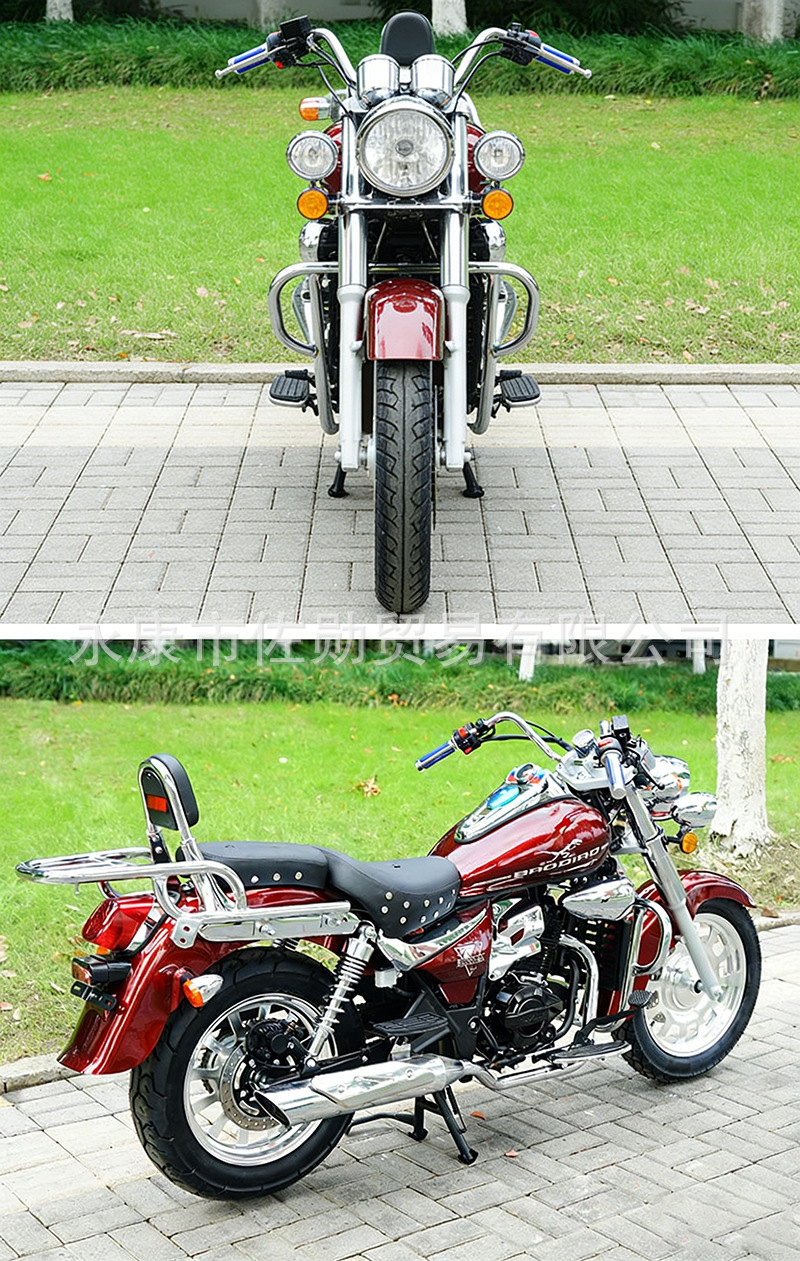 Vintage fully equipped Harley Storm Prince motorcycle, suitable for registration, long-distance passenger-carrying, large-foot pedal, National IV standard motorcycle
