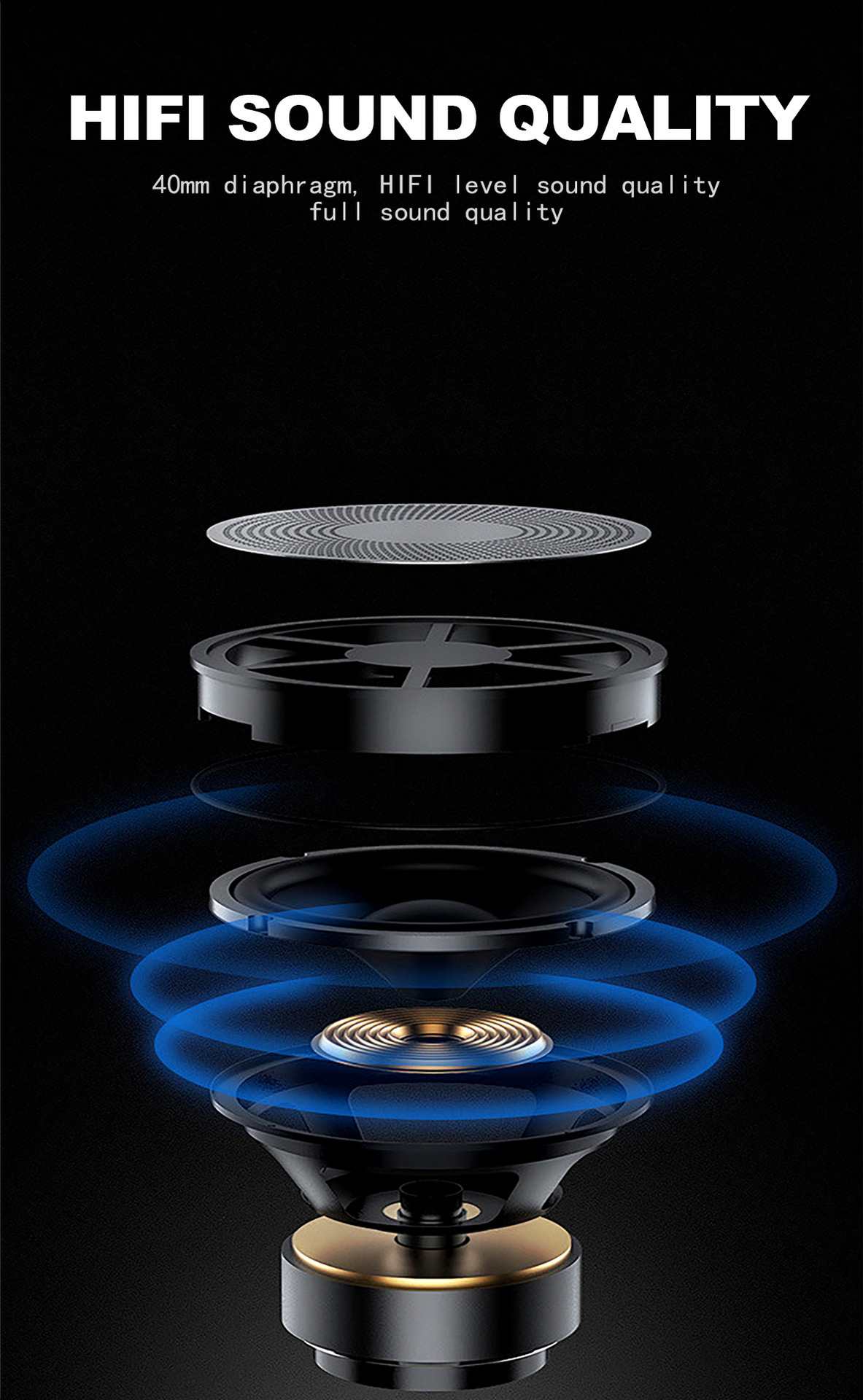 Cross-Border Helmet Bluetooth Headset K09 Real-Time Intercom 40mm Speaker Binaural Stereo Long Battery Life Low Latency