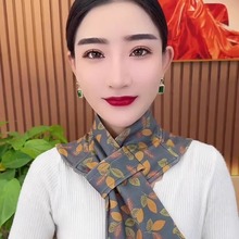 新款时尚德绒带兜护颈围脖保暖围巾防寒百搭脖套防风护颈围脖