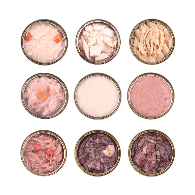 Canned cat wholesale chicken beef cat canned wet food pet snacks 375g 170g 85g 5