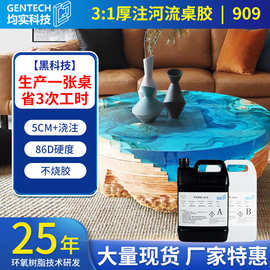 高品质高透明环氧树脂ab胶河流桌5cm不烧胶水晶滴胶耐黄变diy硬胶