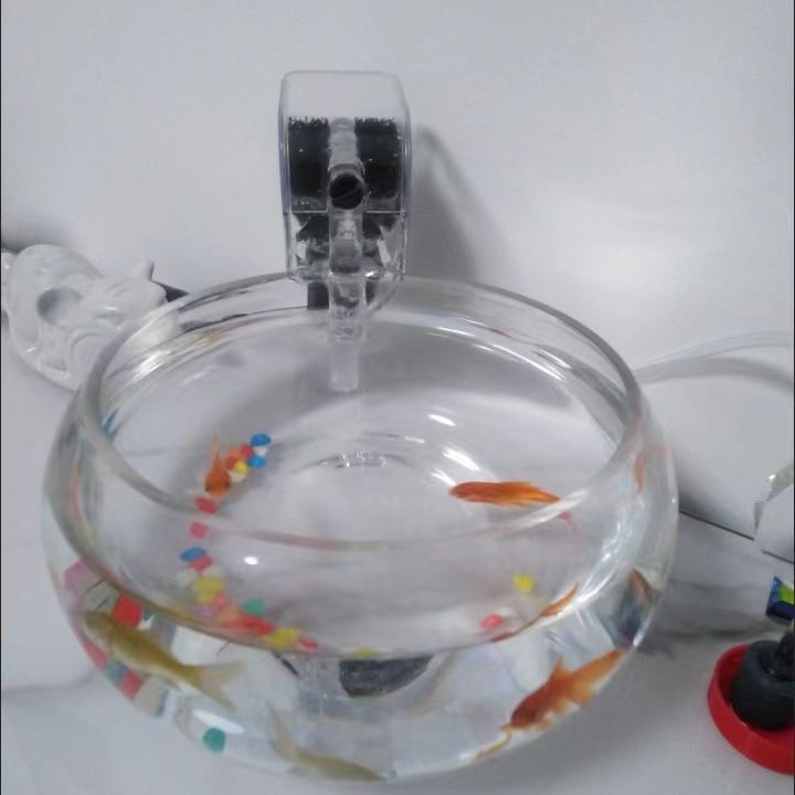 Mini filtro externo para acuario, directo del fabricante, filtro pequeño para acuario de pared, sistema de circulación de acuario tres en uno. image 4