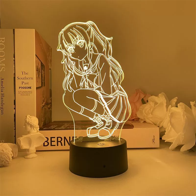 USB ночная лампа Чарлотта Томоли Нао фигура вертикальная живопись лампа знак двухмерной периферии комната спальня декоративная
