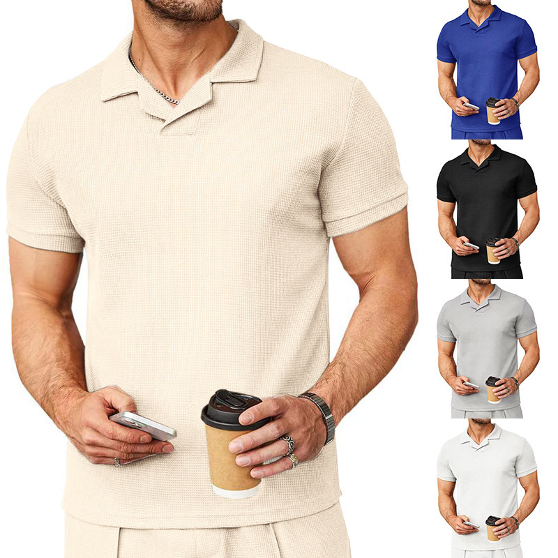 Regular Top Length Casual Occasion Men's Solid Color  Shirt Men's Clothing