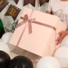 Pink gift box touch lamp raffia