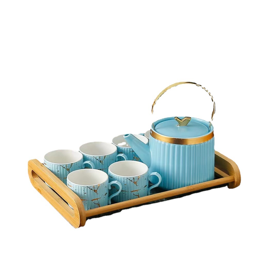 Japonés marbling cerámica portátil olla taza traje Oficina Creativa botella de agua fría suministros regalo hogar