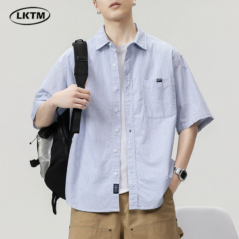 Japanese summer thin universal shirt