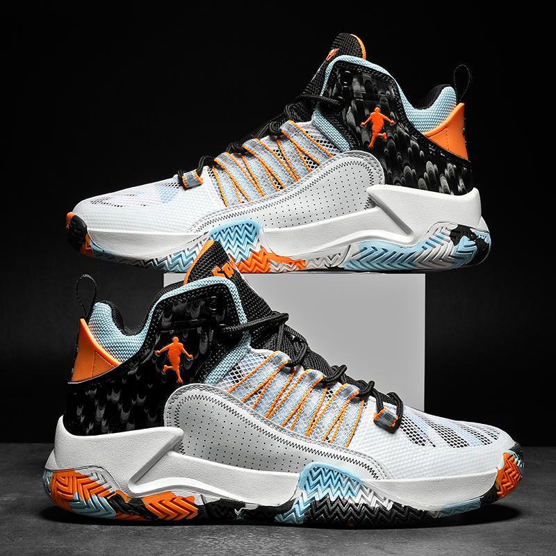 New Style Basketball Shoes, Trendy Chinese-Style Thick-Soled Running Shoes for Men, Graffiti Rubber Couple Shoes, Breathable High-Top Comfortable Street Style New Style Basketball Shoes, Trendy Chinese-Style Thick-Soled Running Shoes for Men, Graffiti Rubber Couple Shoes, Breathable High-Top Comfortable Street Style
