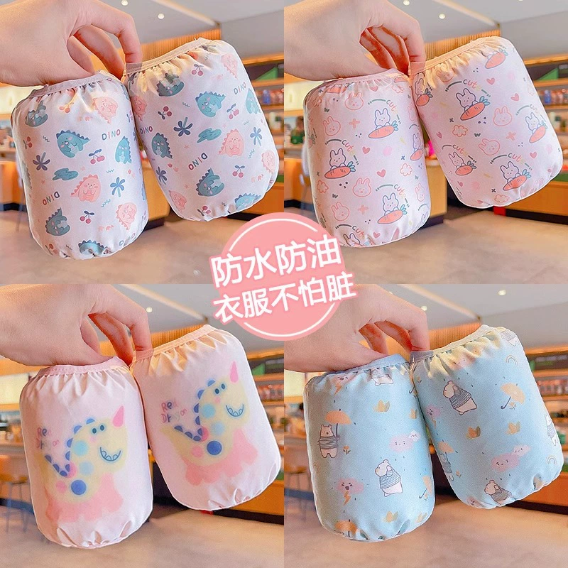 Детские накладки на рукава 2025 года, новая модель, водонепроницаемые, защитные от грязи, для мальчиков и девочек, осень-зима, оптом со склада фабрики