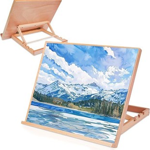 Wholesale art student special drawing board 4K8K2K sketch drawing board solid wood children's drawing board folding oil easel