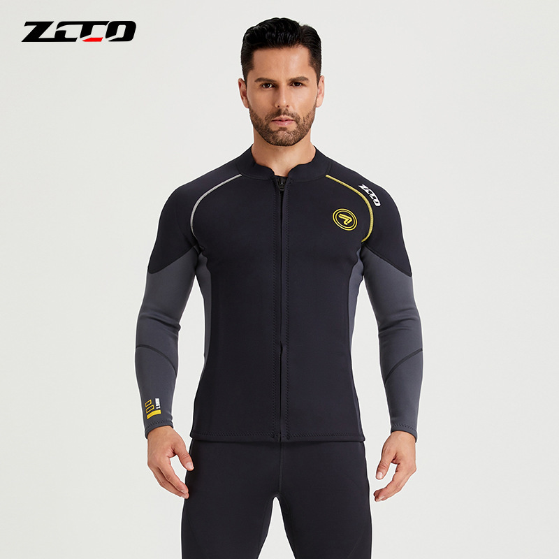 1.5mm Diving Suit Top, Warm Surfing Suit, Boating, Motorboat, Snorkeling, Swimming, Rescue, Jellyfish Wet Suit