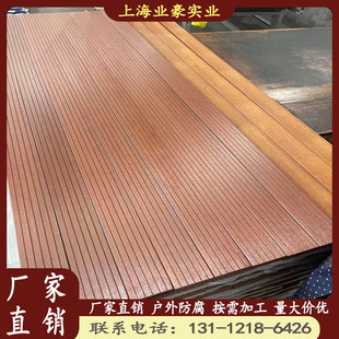 Factory Direct Sales Solid Wood Outdoor Bamboo Wood Floor Outdoor Long Corridor Bamboo Wood Floor Park Wooden Pallet Heavy Bamboo Floor