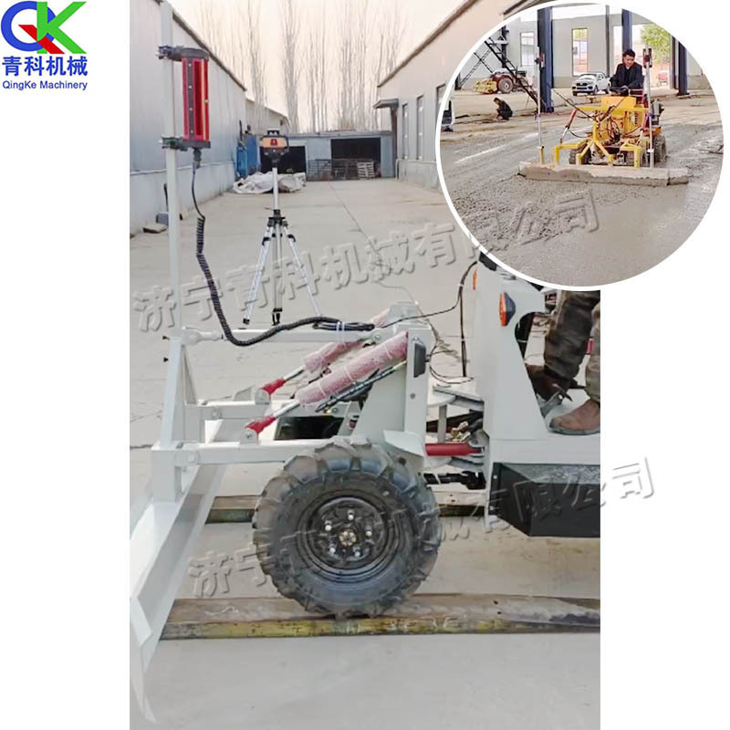 装载机混凝土激光整平机 柴油混泥土找平机 湿水泥路面平地机