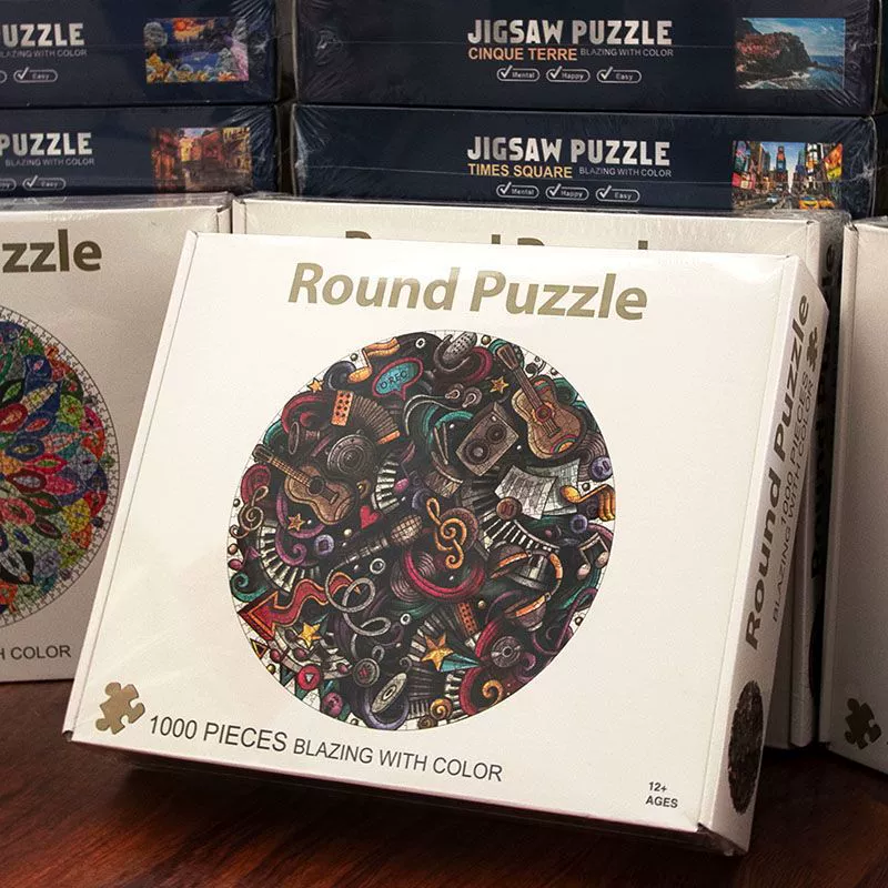 Луна высокая сложность, радужная головоломка для взрослых, игрушка, 1000 штук