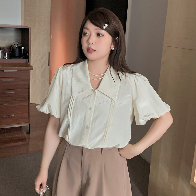  夏  XL-4XL 大きいサイズ シャツ/ブラウス