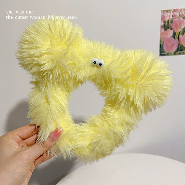 Long yellow hair