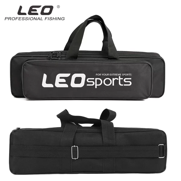27558 [Black Single Layer Steel Wire Fishing Gear Bag] Portable Mini Fishing Rod Bag Casual Bag Wholesale