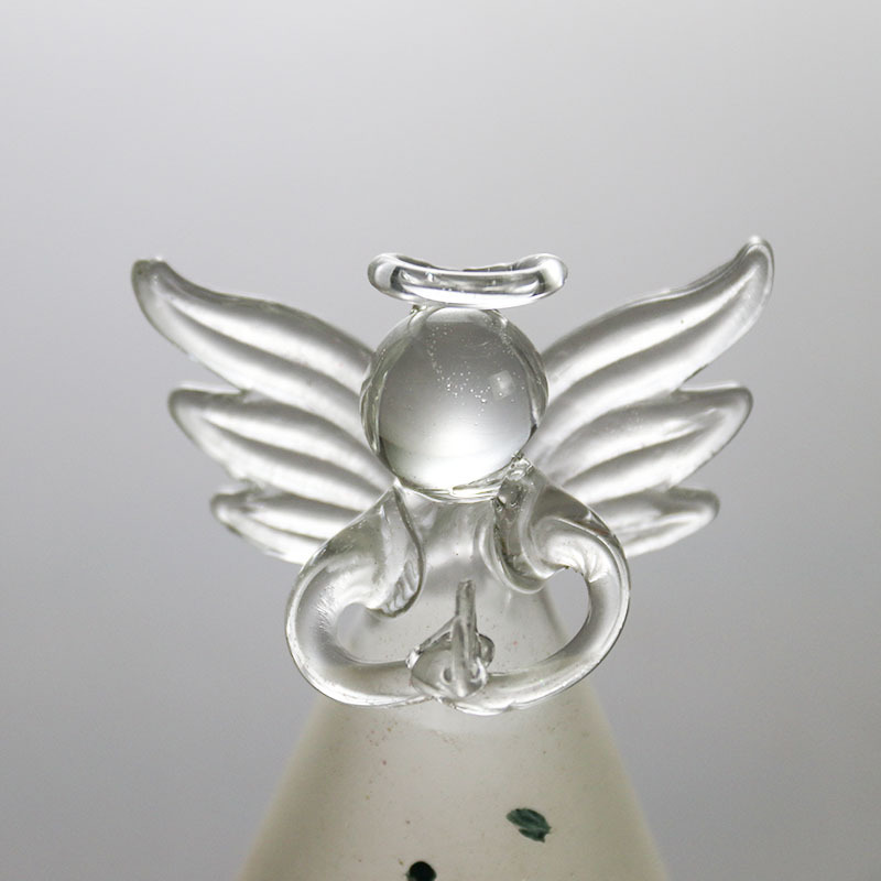 Figura de Ángel Pequeño Moderno y Minimalista con Alas, de Vidrio, Estilo Nórdico, para Sala de Estar, Mesa de Centro, Estudio, Geométrico Creativo.