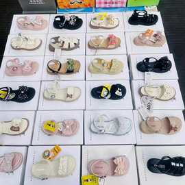女童凉鞋夏儿童杂款尾货公主沙滩凉鞋宝宝软底洋气沙滩中大童凉鞋
