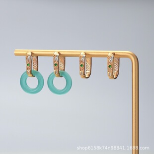 �18k���������Ȧ�f�ܶ��h��ʯƽ���۶��h���h���diy�����쉋��
