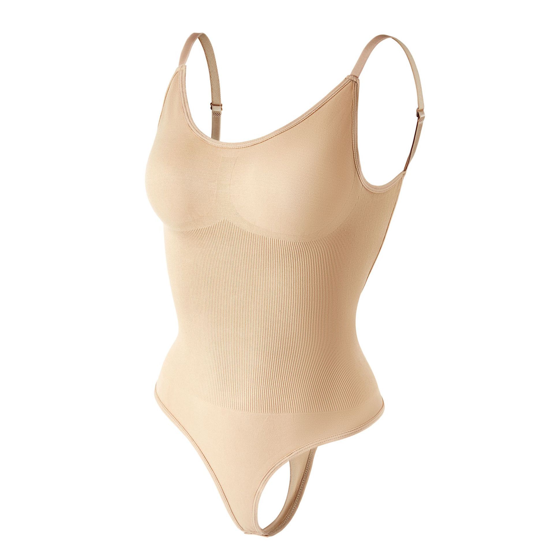 Nahtloser, rückenfreier Shapewear-Body – Bauchkontrolle & Po-Lifting Ganzkörperformer für Damen – Sexy Figurformende Unterwäsche (Schwarz/Nude/Kaffee)_voghion.com