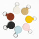 Amazon Best Selling Pu Leather Keychain Simple Business Car Key Accessories Leather Key DIY Keychain