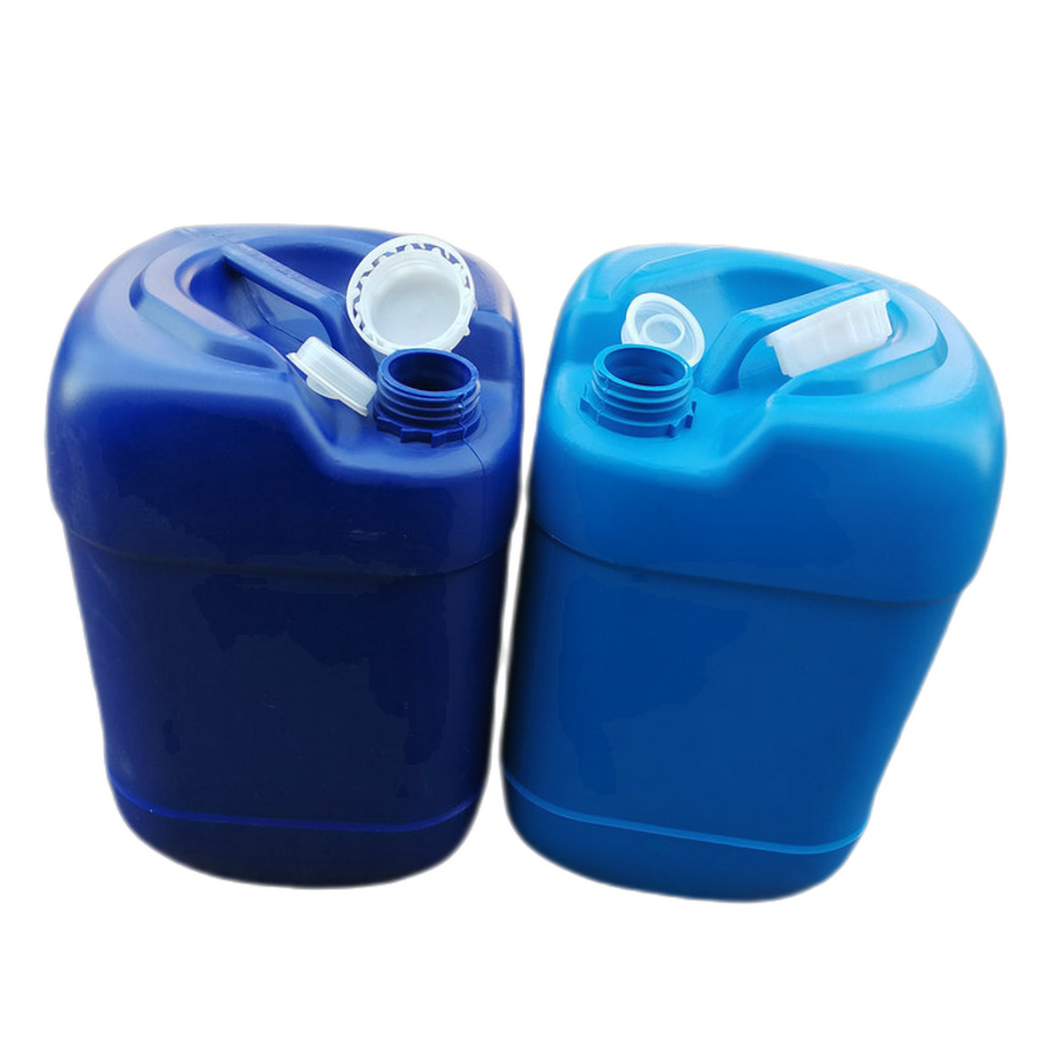 小口圆形20L塑料化工桶25升对角开口液体包装桶30KG公斤工业胶桶