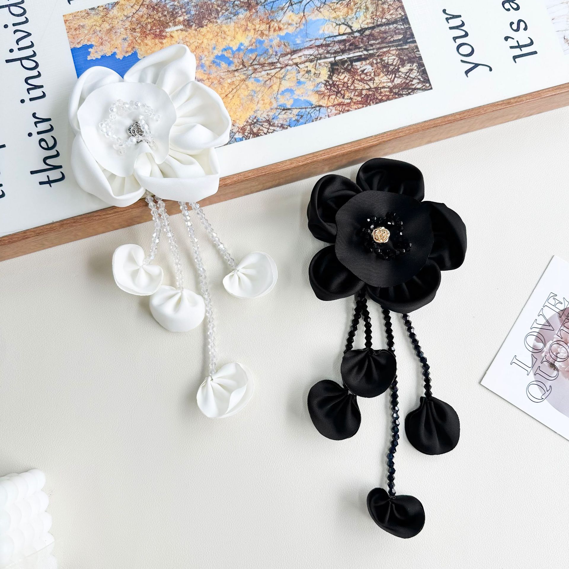 Tela hecha a mano, cuentas, flores, pegatinas de tela, equipaje decorativo, sombreros, fragancia pequeña, ropa tridimensional, accesorios para el hogar, accesorios
