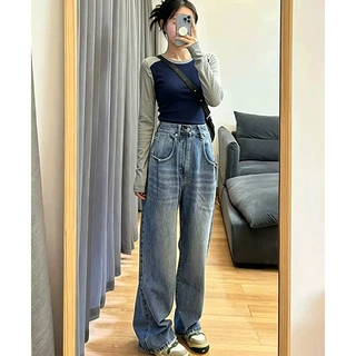 短款正肩长袖t恤女秋季2026新款紧身针织打底衫内搭秋装高腰上衣