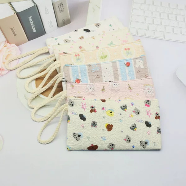 New cartoon coin purse wrist strap phone bag, coin pouch, cute mini storage bag for girls
