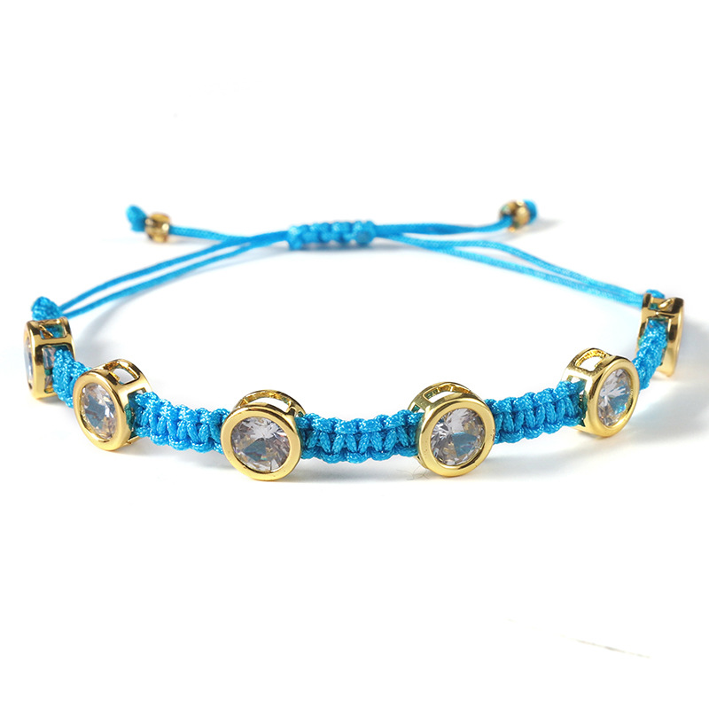 1 Piece Bohemian Geometric rope Inlay Zircon Womenu0027S Bracelets